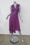 Bash Purple Floral Ankle Length Sleeveless Wrap Dress Sz 0
