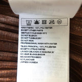 Ba&sh Tiered Midi Skirt Gold Poly Pleated Metallic Chevron Print Size Small NEW - Celebrity Owned