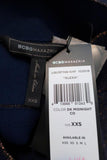 BCBGMAXAZRIA Alexa Bandage Skirt Navy Metallic Size Extra Extra Small NEW - Celebrity Owned