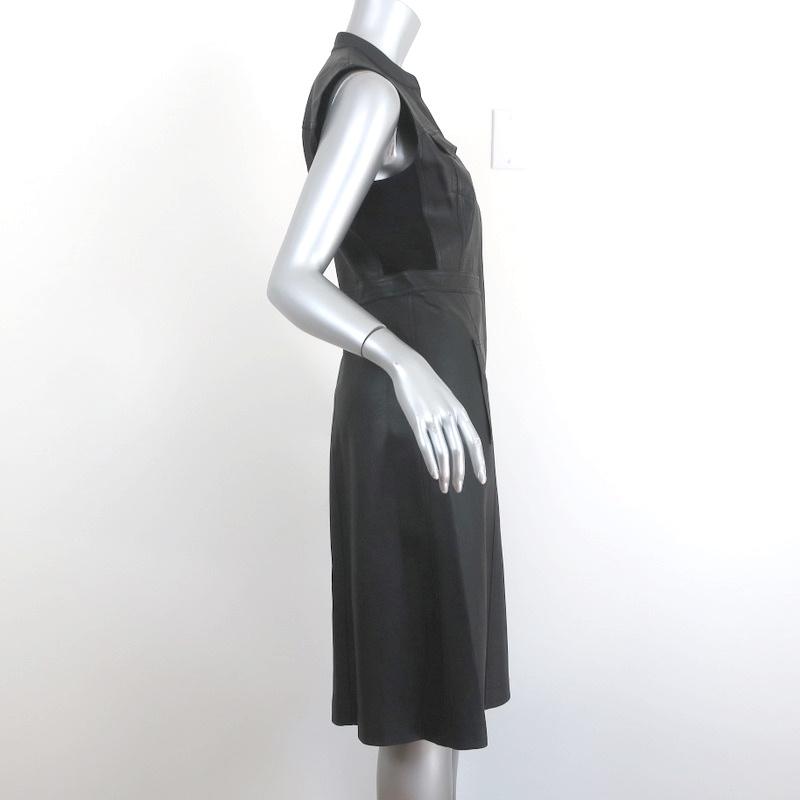 BCBGMAXAZRIA Dress Allexandria Black Faux Leather Size Small Sleeveles Celebrity Owned BCBGMAXAZRIA Dress Allexandria Black Faux Leather Size Small Sleeveles Celebrity Owned