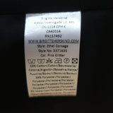 Birgitte Herskind Ethel Corsage Draped Bustier Top Pink Glitter Size 38 NEW - Celebrity Owned