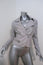 Blank NYC Faux Leather Moto Jacket Light Gray Size Extra Small