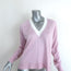 Bogner Sweater Kamri Lilac Silk-Cashmere Knit Size Small V-Neck Pullover