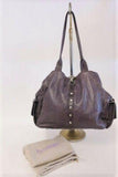 Botkier Holster Bag Purple Studded Leather Multi-Pocket Medium Shoulder Bag - Celebrity Owned