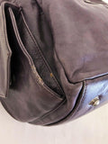 Botkier Holster Bag Purple Studded Leather Multi-Pocket Medium Shoulder Bag - Celebrity Owned