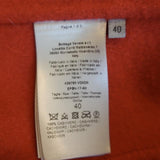 Bottega Veneta Cashmere Coat Terracotta Size 40 Tie-Front Jacket - Celebrity Owned