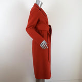 Bottega Veneta Cashmere Coat Terracotta Size 40 Tie-Front Jacket - Celebrity Owned