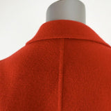Bottega Veneta Cashmere Coat Terracotta Size 40 Tie-Front Jacket - Celebrity Owned