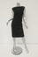 Bottega Veneta Dress Black Cutout Stretch Jersey Size 46 Sleeveless Shift