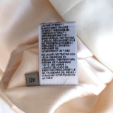 Bottega Veneta Dress Painted Lace-Appliqued Ivory Crepe Size 40 Cap Sleeve - Celebrity Owned