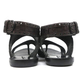 Bottega Veneta Intrecciato Leather Thong Sandals Gladiol Size 39 Slingback Flats - Celebrity Owned