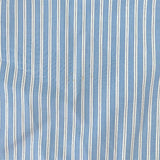 Brioni Button Down Dress Shirt Blue/White Striped Cotton Size 42-16 1/2 - Celebrity Owned