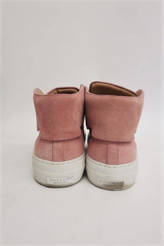 Buscemi High Top Sneakers Blush Suede Size 39 Celebrity Owned