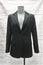 CALVIN KLEIN 205W39NYC Blazer Black Wool Twill Size 2 One-Button Jacket