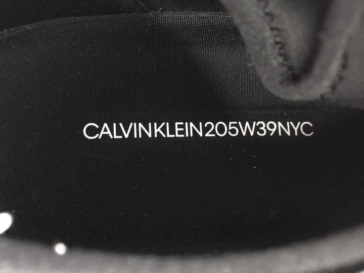 Calvin Klein 205W39NYC Carla Sneakers Carbon/Black/White Size 8 - Celebrity Owned
