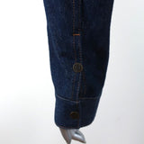 Calvin Klein 205W39NYC Puff Sleeve Denim Shirt Jacket Dark Indigo Size 2 - Celebrity Owned