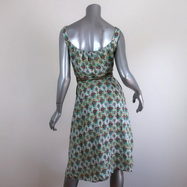 Calypso St. Barth Wrap Dress Ivara Printed Linen Size Extra Small NEW - Celebrity Owned