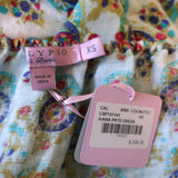 Calypso St. Barth Wrap Dress Ivara Printed Linen Size Extra Small NEW - Celebrity Owned