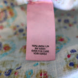 Calypso St. Barth Wrap Dress Ivara Printed Linen Size Extra Small NEW - Celebrity Owned