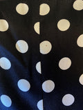 Caroline Constas Dress Marie Black & White Polka Dot Stretch Satin Size Medium - Celebrity Owned