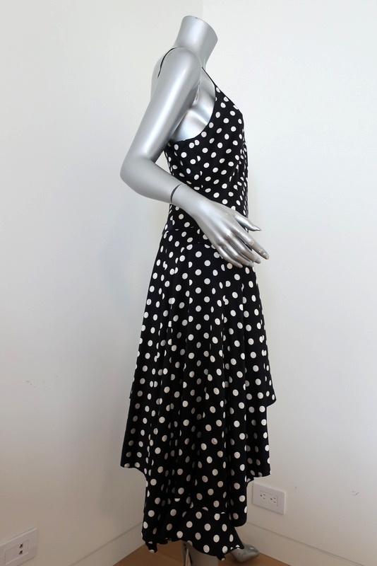 caroline constas brown polka dot dress Caroline Constas Brown Polka Dot Dress