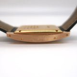 Cartier Tank Americaine Watch 18k MM Rose Gold with Croc Bands - Celebrity Owned