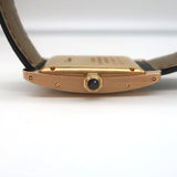 Cartier Tank Americaine Watch 18k MM Rose Gold with Croc Bands - Celebrity Owned