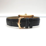 Cartier Tank Americaine Watch 18k MM Rose Gold with Croc Bands - Celebrity Owned