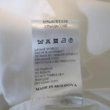 Carven Midi Skirt White Eyelet-Embroidered Cutout Cotton Size 38 - Celebrity Owned