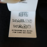 Cedric Charlier Tie-Waist Jacket Black Wool Blend Size US 6 - Celebrity Owned