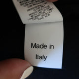 Cedric Charlier Tie-Waist Jacket Black Wool Blend Size US 6 - Celebrity Owned