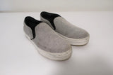 Celine Skate Slip-On Sneakers White/Black Micro Check Canvas Size 37.5 - Celebrity Owned