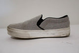 Celine Skate Slip-On Sneakers White/Black Micro Check Canvas Size 37.5 - Celebrity Owned