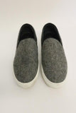 Celine Skate Sneakers Gray Flannel Size 37.5 Slip-On Flat - Celebrity Owned