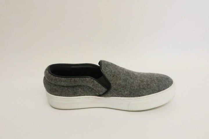 Celine Skate Sneakers Gray Flannel Size 37.5 Slip-On Flat - Celebrity Owned