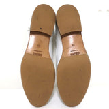 Celine Tassel Wingtip Loafers White Leather Size 38 Slip-On Flats - Celebrity Owned