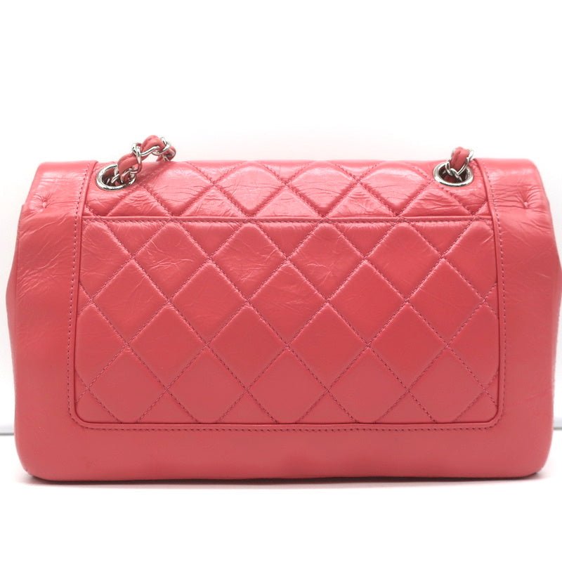 Chanel Enamel CC Quilted Leather Single Flap Bag Small Crossbody - Celebrity Owned