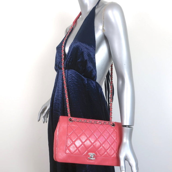 Chanel Enamel CC Quilted Leather Single Flap Bag Small Crossbody - Celebrity Owned