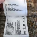 Chanel F/W 2018 Striped Knit Tunic Dress Beige/Gold Size 36 Kimono Sleeve Mini - Celebrity Owned