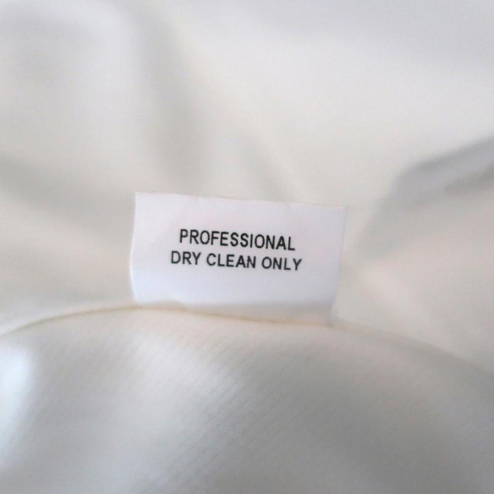 Charles Chang Lima Wrap Jacket White Stretch Cotton Size 8 - Celebrity Owned