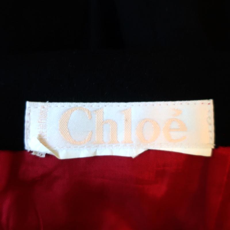 Chloe Pencil Skirt Black Angora Size 40 - Celebrity Owned