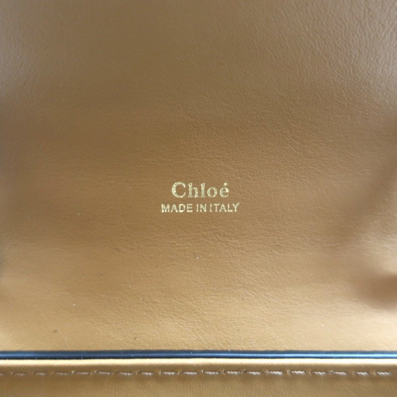 Chloe Small Aby Day Bag Autumnal Brown Croc-Embossed Leather Crossbody Tote NEW - Celebrity Owned