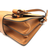 Chloe Small Aby Day Bag Autumnal Brown Croc-Embossed Leather Crossbody Tote NEW - Celebrity Owned