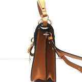 Chloe Small Aby Day Bag Autumnal Brown Croc-Embossed Leather Crossbody Tote NEW - Celebrity Owned