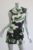 Christian Dior Multi Color Floral Silk Long Vest Sz US4 - Celebrity Owned