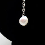 Christian Dior Round Link Necklace with Pearl - Celebrity Owned