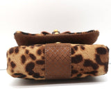 Christian Louboutin Sweet Charity Mini Crossbody Bag Leopard Print Pony Hair - Celebrity Owned