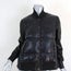 Christiansen Leather-Sleeve Puffer Jacket Navy/Black Size 6