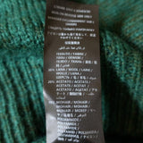 Christopher Kane Zip Sweater Emerald Crystal-Embellished Knit Size Extra Small - Celebrity Owned