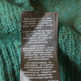 Christopher Kane Zip Sweater Emerald Crystal-Embellished Knit Size Extra Small - Celebrity Owned